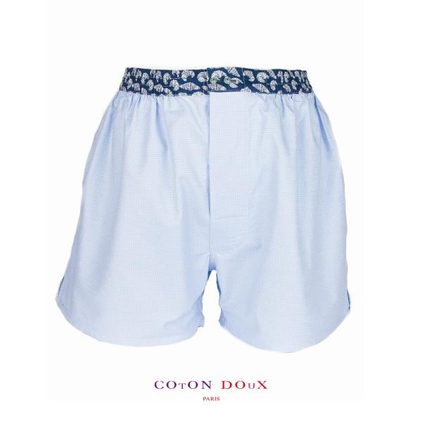 Coton Doux （コトンドゥ） トランクス 可愛い お洒落  高級 クロワッサン柄 フランス ...