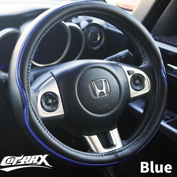 【COTRAX】ハンドルカバー スポーツタイプ/パイピング PVCレザー ステアリングカバー かっこ...