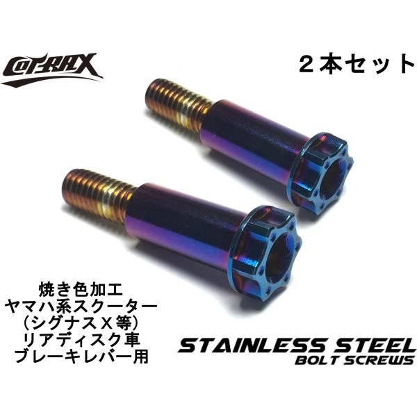 【COTRAX】スターヘッドステンレスボルト ヤマハ/スクーター リアディスク車 ブレーキレバー用 ...