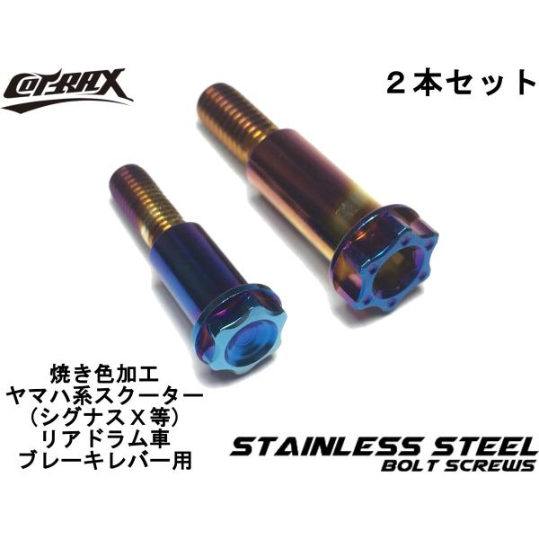 【COTRAX】スターヘッドステンレスボルト ヤマハ/スクーター リアドラム車 ブレーキレバー用 チ...