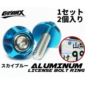 ナンバーボルト ナンバープレート用 M6ステンボルト