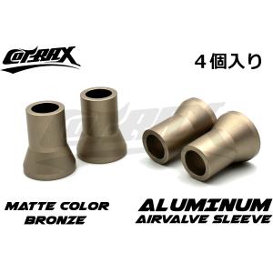 COTRAX】アルミエアバルブスリーブ 4個set TR413 ゴムバルブ用 軽量