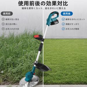 草刈機 草刈り機 電動 充電式 コードレス 肩...の詳細画像5