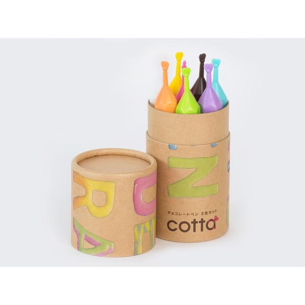 cotta デコれーとペン（速乾性タイプ）8色セット