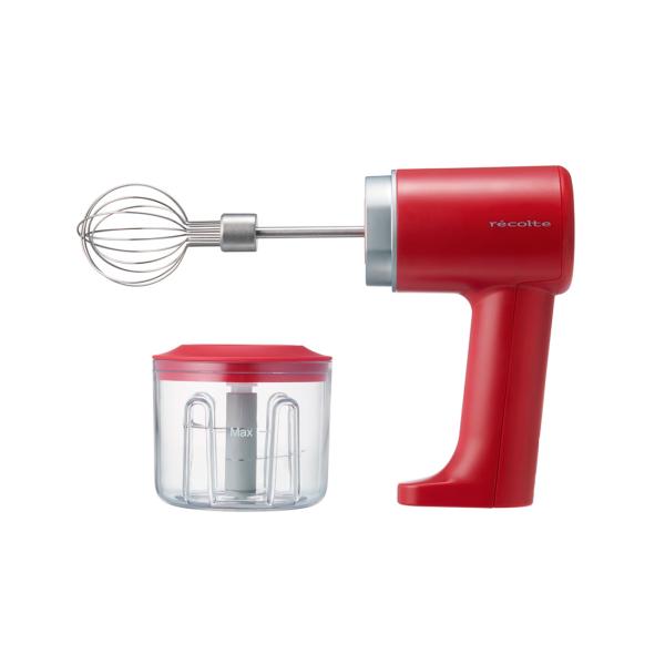 レコルト コードレス ホイップ&amp;チョッパー RCW-1(R)