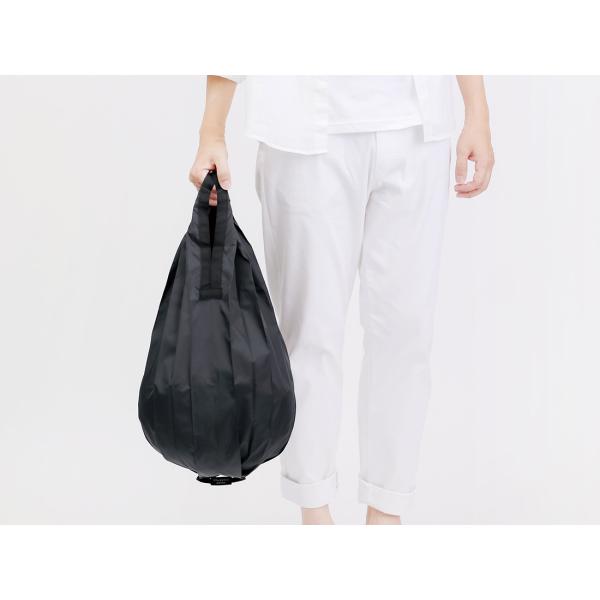 Shupatto コンパクトバッグ Drop Mサイズ ブラック