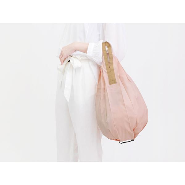 Shupatto コンパクトバッグ Drop Mサイズ ピンク
