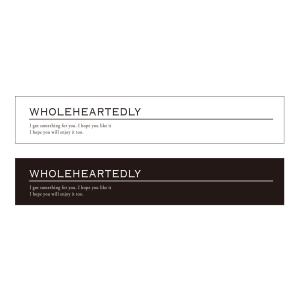 cotta シール モノトーン WHOLEHEARTEDLY(2柄×5片)