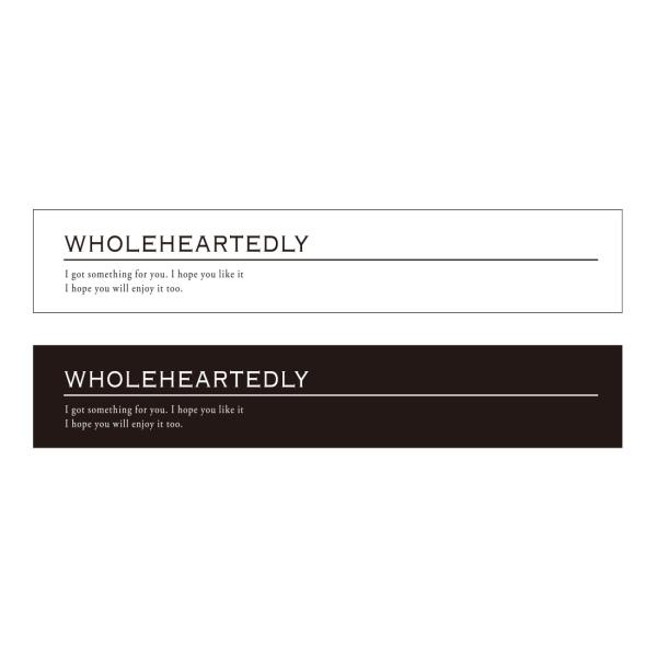 cotta シール モノトーン WHOLEHEARTEDLY(2柄×5片)