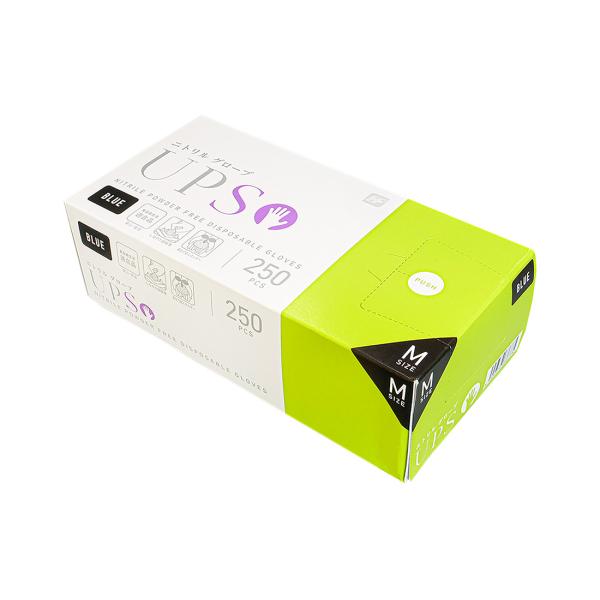 ニトリルグローブ UPS ブルー M (250枚入)