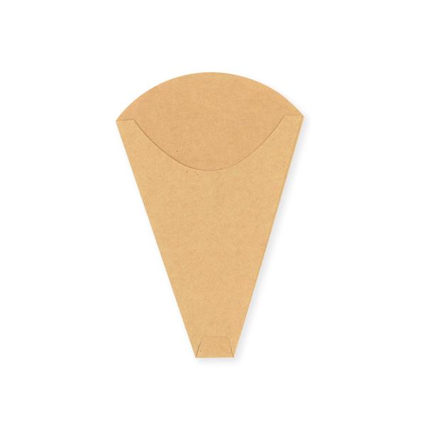 クレープ三角袋 未晒無地