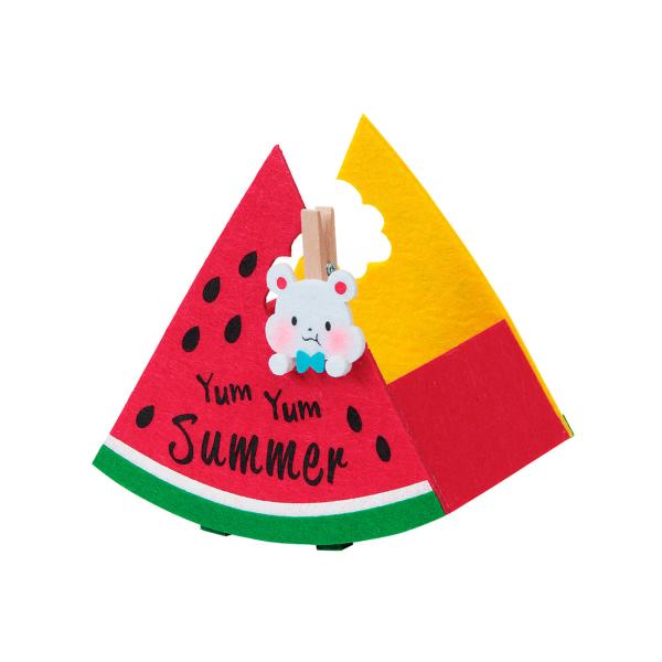 フェルトボックス まんぷくスイカベア