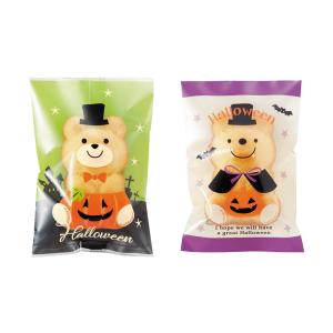 ハロウィンおすわりベアーガス袋(2柄アソート)の商品画像