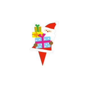 ケーキピック プレゼントサンタの商品画像