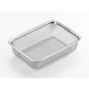 ステンレス角型水切りザル 中