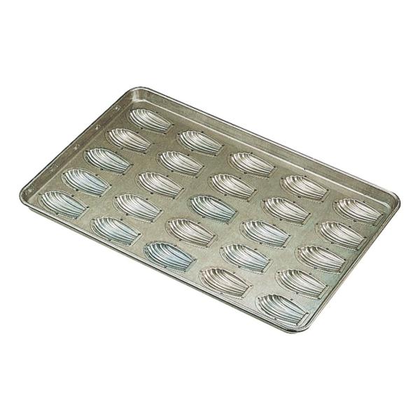 シリコン加工 貝型マドレーヌ型天板 (25ヶ取)