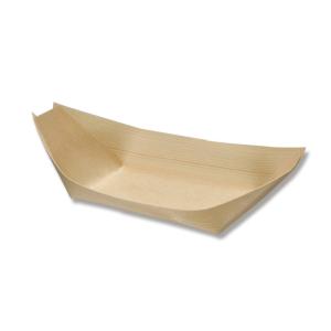 スワン エゾ松舟皿 7寸