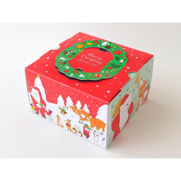 cotta デコ箱 森のクリスマス 5号(トレーなし）