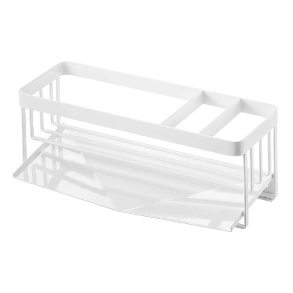 Tower 水が流れるスポンジ&amp;ボトルホルダー ホワイト