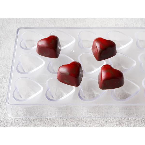 PS製チョコレートモールド（ハート）