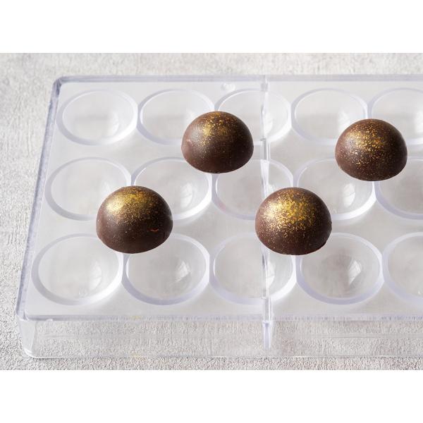 PS製チョコレートモールド（半球）