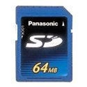 パナソニック SDメモリーカード 64MB RP-SD064BL1A