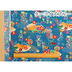 生地 紅型風 沖縄 びんがた ブロード 和柄 ...の詳細画像2