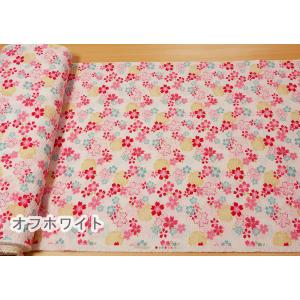 和柄 リップル生地 桜 子供 浴衣 甚平 花柄...の詳細画像1