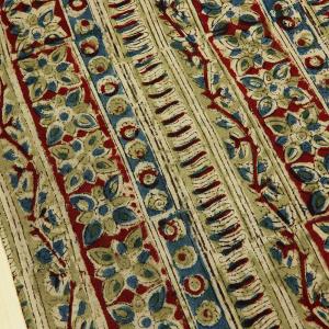 生地 インド綿 布 ワンピース エスニック カラムカリー 3841-4679 アジアン　コットン 布地 110cm幅 商用利用可 メール便2mまで