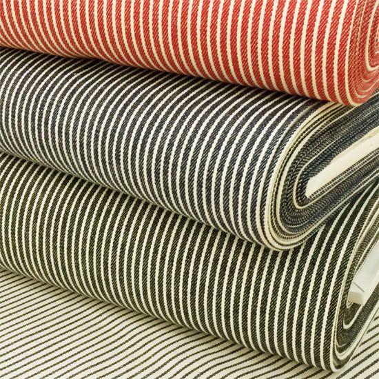 ストライプ 生地 ヒッコリー 細 おしゃれ 綿100% 黒 紺 赤 コットン 綿 厚手 子供 男の子...