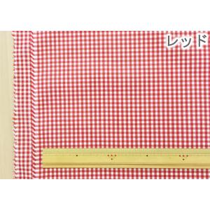 ラミネート 生地 布 ギンガムチェック つや消...の詳細画像1