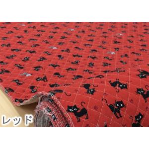 キルティング生地 キルト 猫柄 ネコ柄 布 ク...の詳細画像1