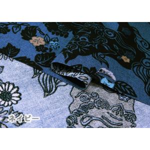 生地 紅型風 沖縄 シーサー3 琉球柄 びんが...の詳細画像4