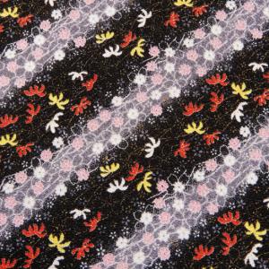 虎柄 ちりめん 生地 和柄 金彩 はぎれ トラ柄 とら カットちりめん