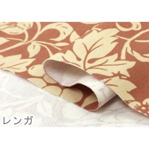 布 生地 鳥と木の実柄 おしゃれ ツイル くす...の詳細画像3