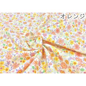 花柄 生地 リバティ風 ブロード プリント 布...の詳細画像4