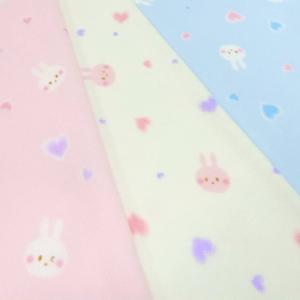 ニット 生地 うさぎ柄 パジャマ 布 スムースニット かわいい
