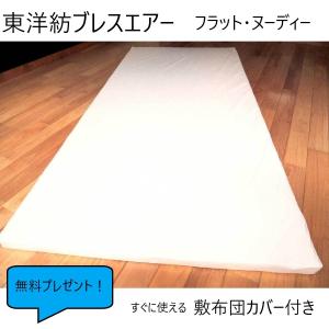 好評につき2021/2/16まで8300円→7000円東洋紡ブレスエアー敷布団フラット・ヌーディー48ｍｍ厚