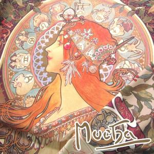 Mucha 黄道十二宮　シーチングデジタルプリント（単位1パネル）