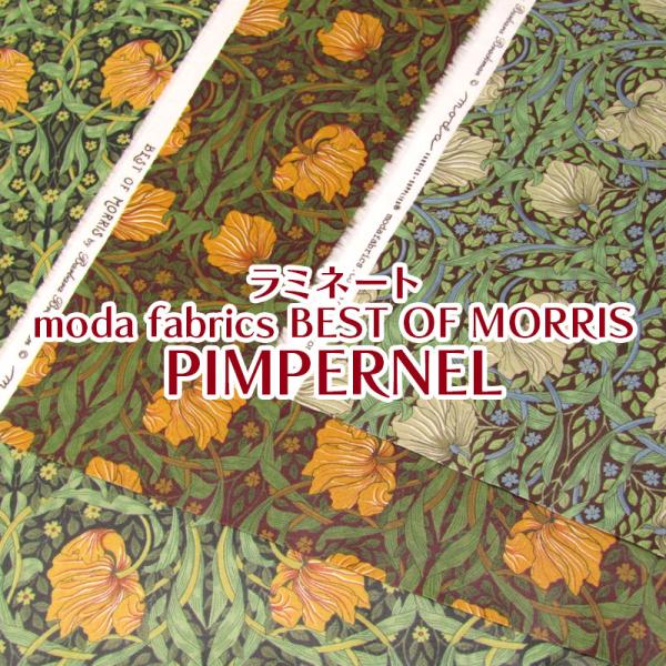 つや消しラミネート moda fabrics BEST OF MORRIS PIMPERNEL（単位...