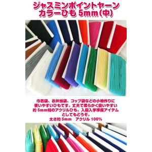 ジャスミン ポイントヤーンカラーひも5mm【中...の詳細画像1