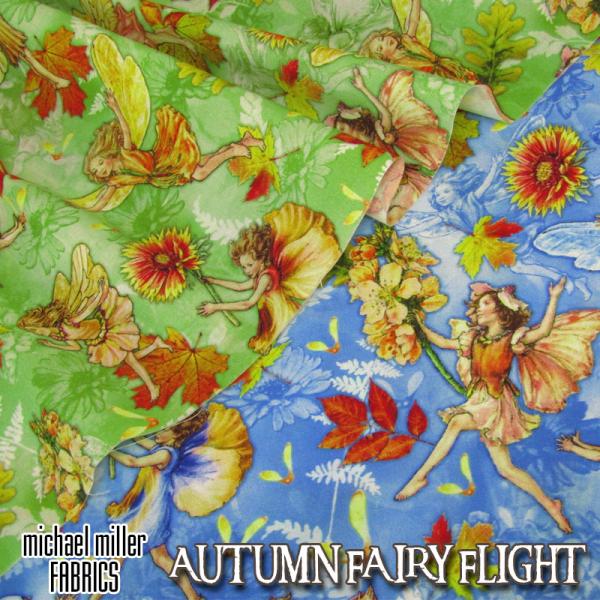 USA Cotton マイケルミラーファブリック 　AUTUMN FAIRY FLIGHT（単位50...
