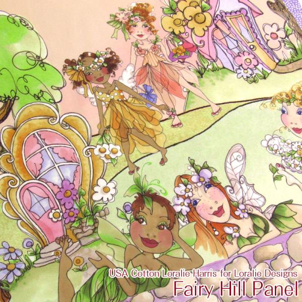USAコットン Loralie Harris  for Loralie Designs　Fairy ...