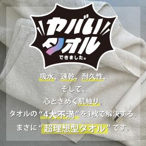 超無撚糸 ヤバいタオル フェイスタオル タオル...の詳細画像2