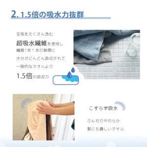 タオル スーパーゼロ フェイスタオル 1枚 ス...の詳細画像4