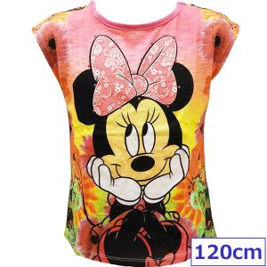 Disney ディズニー ミニーマウス 子供服 キッズ 半袖Tシャツ 女の子 Tシャツ カットソー 120cm ピンク｜couchetot-for-child