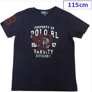 送料無料 子供服 半袖Tシャツ キッズTシャツ 男の子用 RALPHLAUREN ポロ ラルフローレン カットソー 5歳 110cm 115cm｜couchetot-for-child