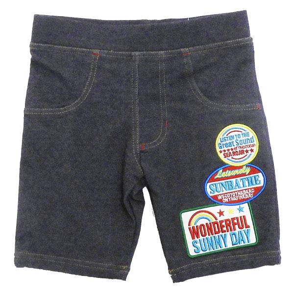 送料無料 KF キッズフォーレ ベビー用水着 ベビー水着 スイミング 男の子  デニム風 80cm