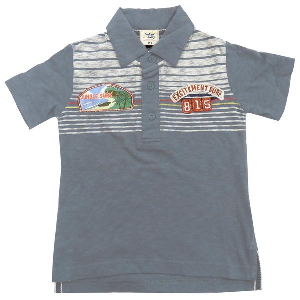 子供服 ポロシャツ 襟付き 半袖 Tシャツ 丸高衣料 ドンキージョシー 80cm 110cm