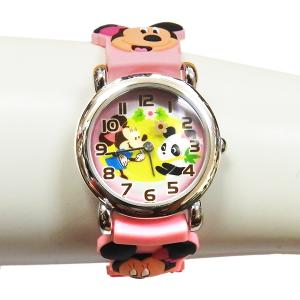 Disney ディズニー ミニーマウス 子供用腕時計 リストウォッチ アナログ ピンク｜couchetot-for-child